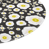 Witte Poppies Glas Snijplank (5 maten) (Hoek)