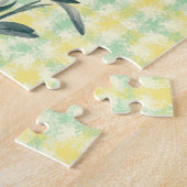  Witte Poppy Flower Art Legpuzzel (Zijkant)