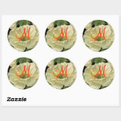 Witte Poppy  Stickers (Vel)