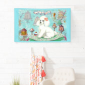 Witte porseleinkanner voor koekjes spandoek (Insitu)