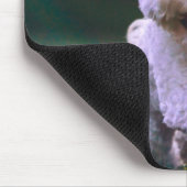 Witte porseleinkuif draaien muismat (Hoek)