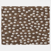 WITTE POTEN FLEECE DEKEN (Voorkant (Horizontaal))