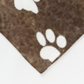 WITTE POTEN FLEECE DEKEN (Hoek)