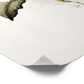 Witte Primrose Flowers Art Print Poster (Hoek)