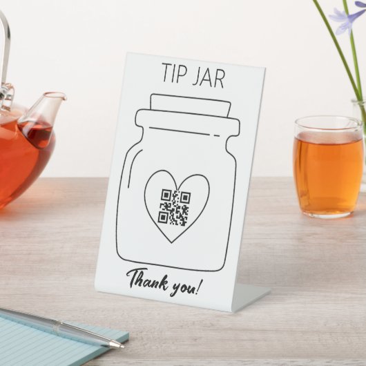 Witte, professionele QR-code digitale tip Reclamebord Met Voetstuk (Insitu)