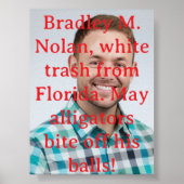 Witte prullenbak uit Florida Poster (Voorkant)