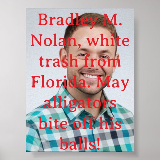 Witte prullenbak uit Florida Poster (Voorkant)