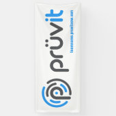 Witte pruvit banner (Verticaal)