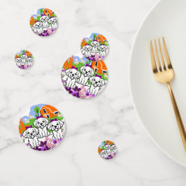 Witte Puppies Confetti