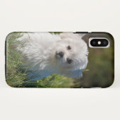 Witte puppy Case-Mate iPhone case (Achterkant (horizontaal))