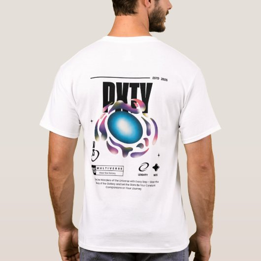 Witte PXTY Tee Shirt (Achterkant)