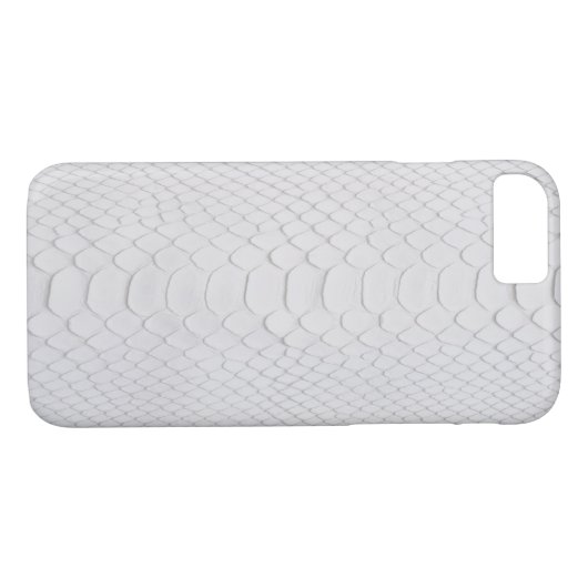 Witte Python Case-Mate iPhone Case (Achterkant (Horizontaal))
