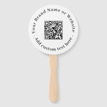 Witte QR | Minimalistisch Schoon Rond Design