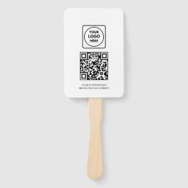 Witte QR | Professioneel zakelijk logoontwerp Handwaaier