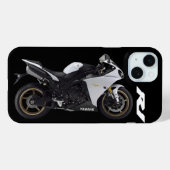 Witte R1 Sportsbike Motorfiets Case-Mate iPhone Case (Achterkant (horizontaal))