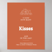 Witte raad hoeveel kussen bruiloft game  poster (Voorkant)