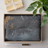 Witte Ram Staande Op Snowy Mountain Decoupage Tissuepapier (Geschenk)