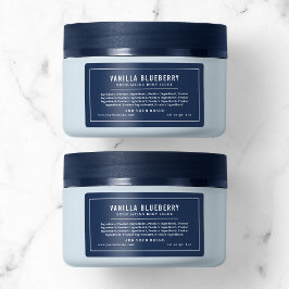 Witte rand en lijnen bewerkbare kleuringrediënten etiket