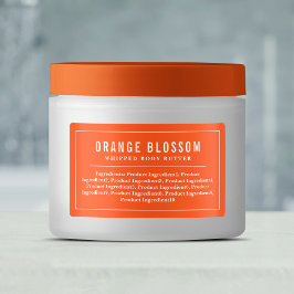 Witte rand en lijnen bewerkbare kleuringrediënten labels