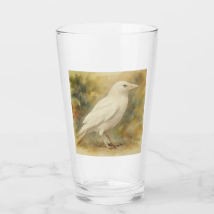 Witte Raven Aquarel Glas