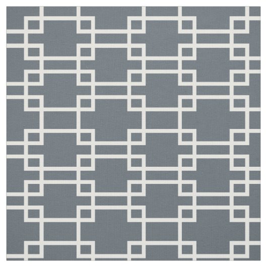 Witte rechthoekige geometrische stof (Swatch)