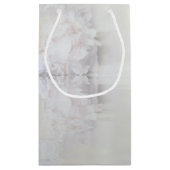 Witte Reflecties Bruiloft Dank u Gift Bag Klein Klein Cadeauzakje (Achterkant)