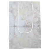 Witte Reflecties Bruiloft Dank u Gift Bag Medium Cadeauzakje (Achterkant)