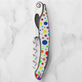 Witte regenboog vlekken Kurkentrekker (Voorkant)