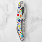 Witte regenboog vlekken Kurkentrekker (Achterkant)