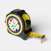 Witte Regenboog Vlekken Tape Meten Rolmaat (Hoek)