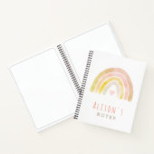Witte regenboog Waterverf Notitieboek (Binnen)