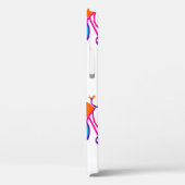 witte regenboogfietsen kleurrijke fietsen Case-Mate iPhone case (Achterkant / Links)