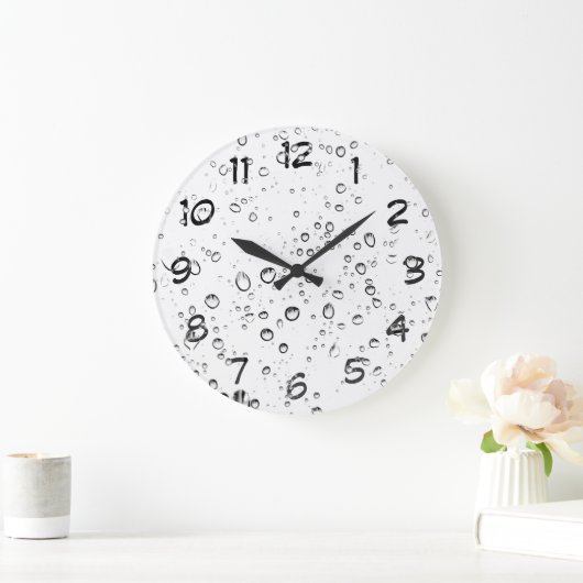 Witte regenwaterdruppelklok grote klok (Huis)