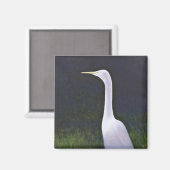 Witte Reiger Magneet (Voorkant / Achterkant)