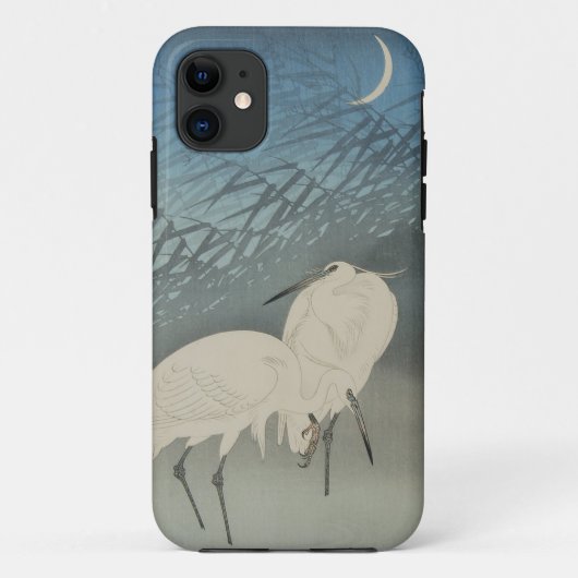 Witte reigers en maan, Ohara Koson Case-Mate iPhone Case (Achterkant)
