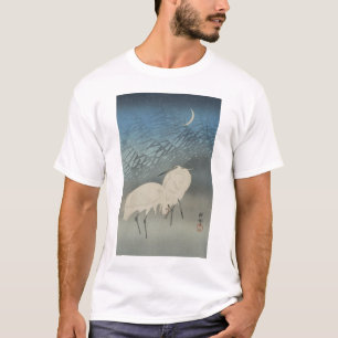 Witte reigers en maan, Ohara Koson T-shirt