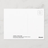 Witte reigers in de sneeuw, Ohara Koson, Woodcut Briefkaart (Achterkant)