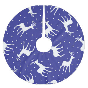 Witte rendierkerst kerstboom rok