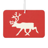 Witte rendiervis / Cariou Silhouette Luchtverfrisser (Voorkant)