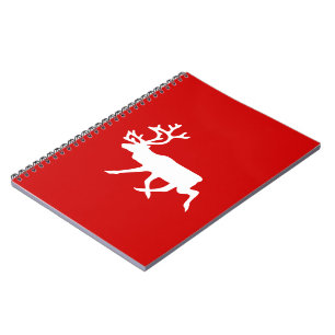 Witte rendiervis / Cariou Silhouette Notitieboek