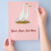 Witte Renenden Flyer (Hand)