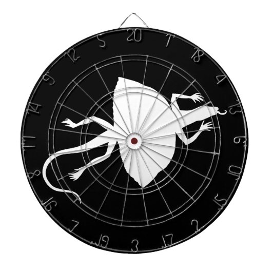 Witte reptiel dartbord (Voorkant)