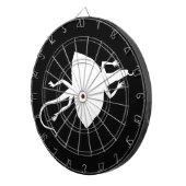 Witte reptiel dartbord (Voorkant Rechts)