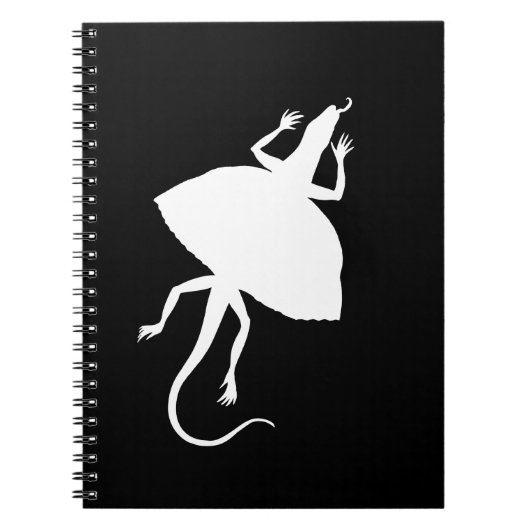 Witte reptiel notitieboek (Voorkant)