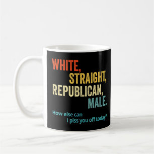Witte, republikeinse mannetjes - Republikein 1 Koffiemok
