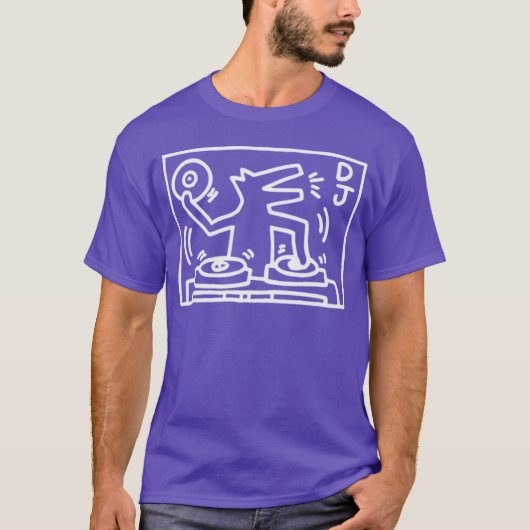 Witte Retro 90s vrienden T-shirt (Voorkant)