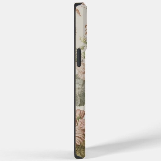 Witte Retro Bloemen Boho Esthetisch Case-Mate iPhone Case (Achterkant / Rechts)