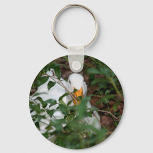 Witte reuzenhangende Sleutelhanger