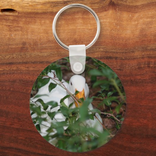 Witte reuzenhangende Sleutelhanger (Voorkant)