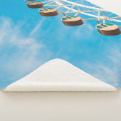 Witte reuzenrad onder duidelijke hemel in de ochte sherpa deken (3/4)